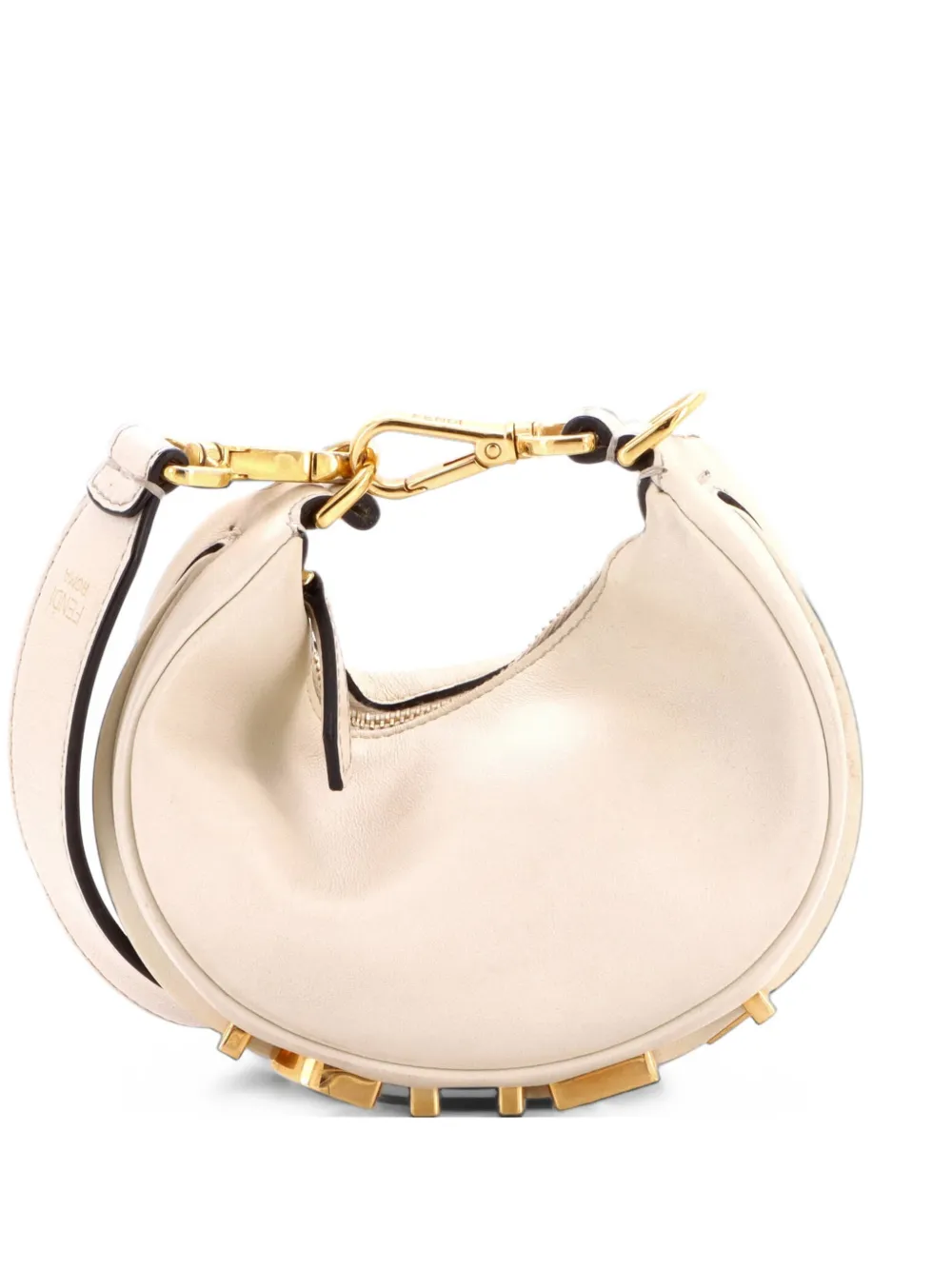Fendi Pre-Owned Fendigraphy Bag Nano Hobo-Tasche - Weiß