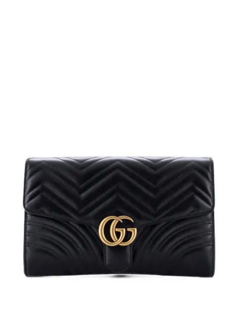 Gucci Pre-Owned bolsa de mano GG Marmont Flap Matelasse de piel