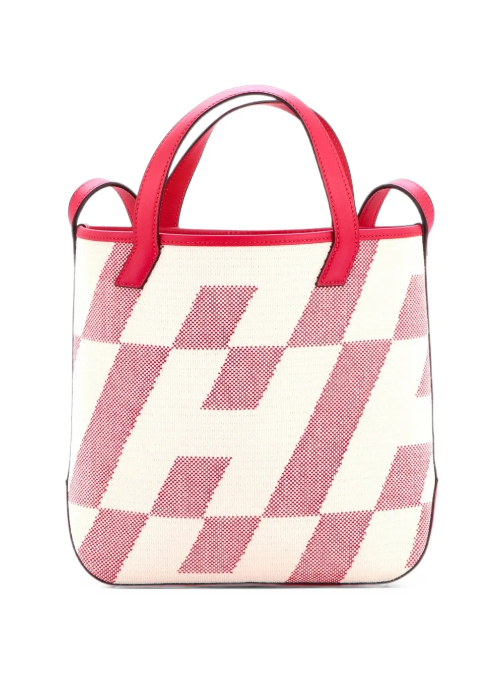 Hermès Pre-Owned Cabas Hen Biais Tote Schultertasche aus Canvas 27cm - Nude