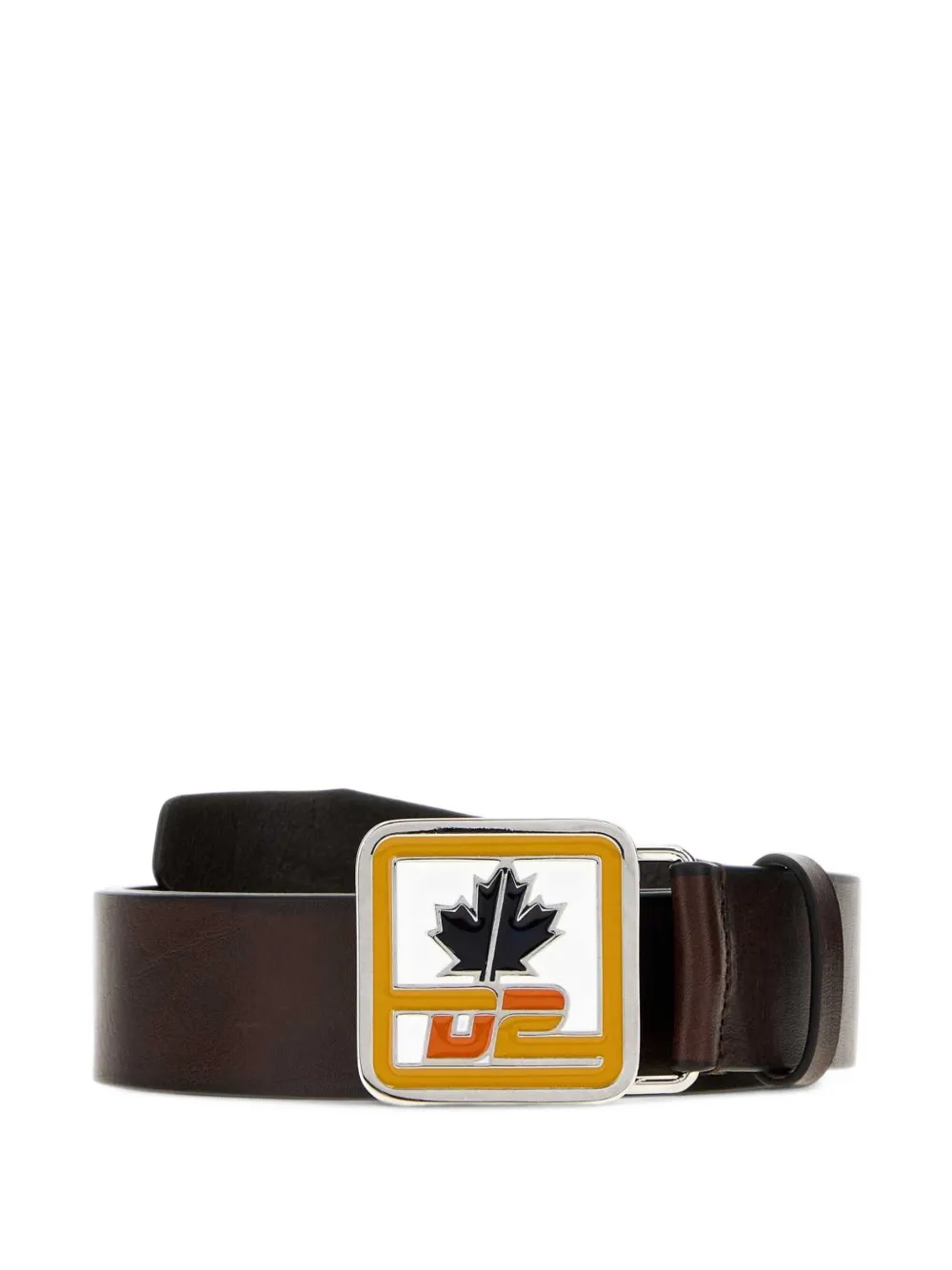 DSQUARED2 D2 Patch leather belt | Brown | Image 1
