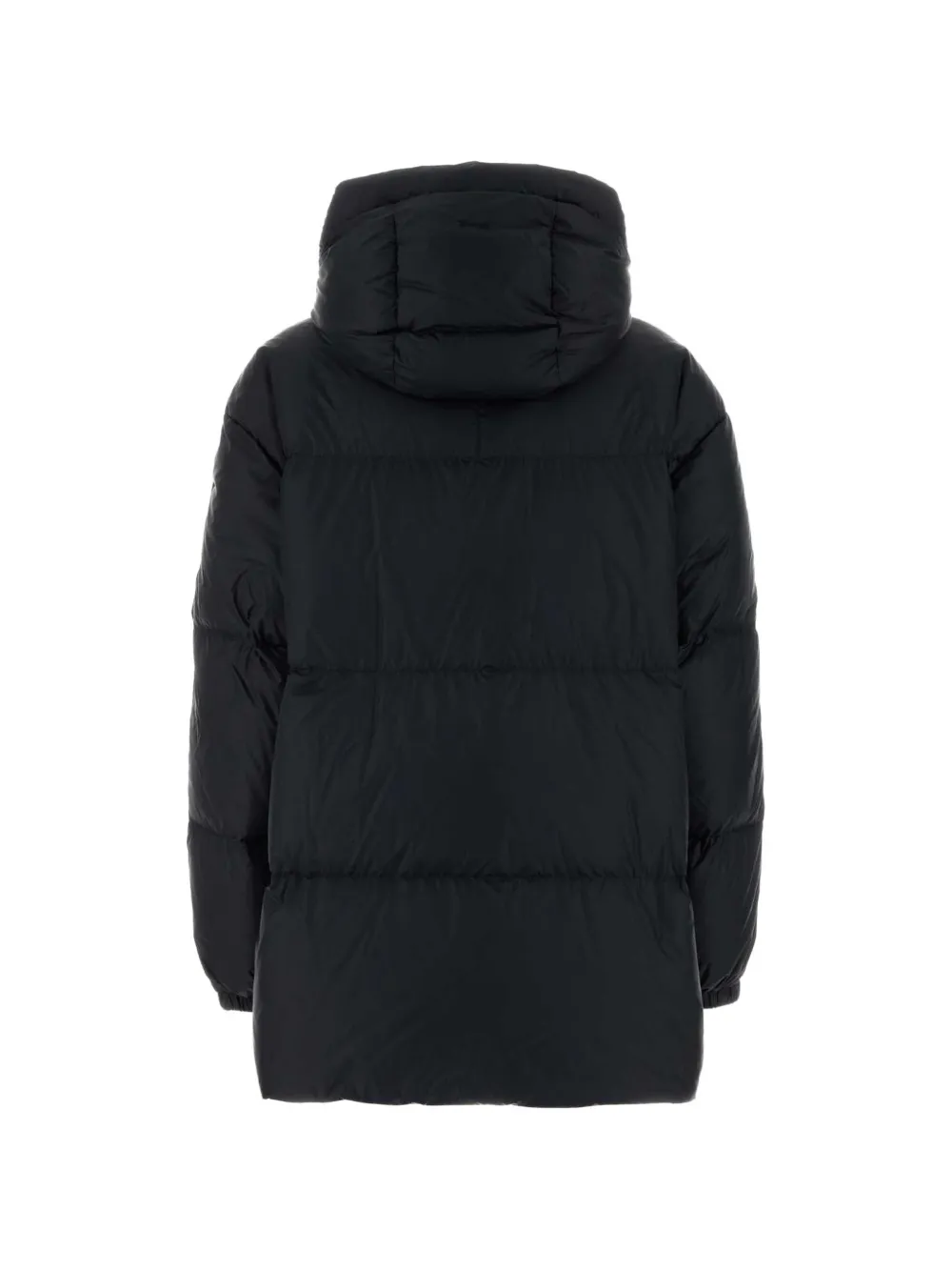 Herno quilted hooded jacket Zwart