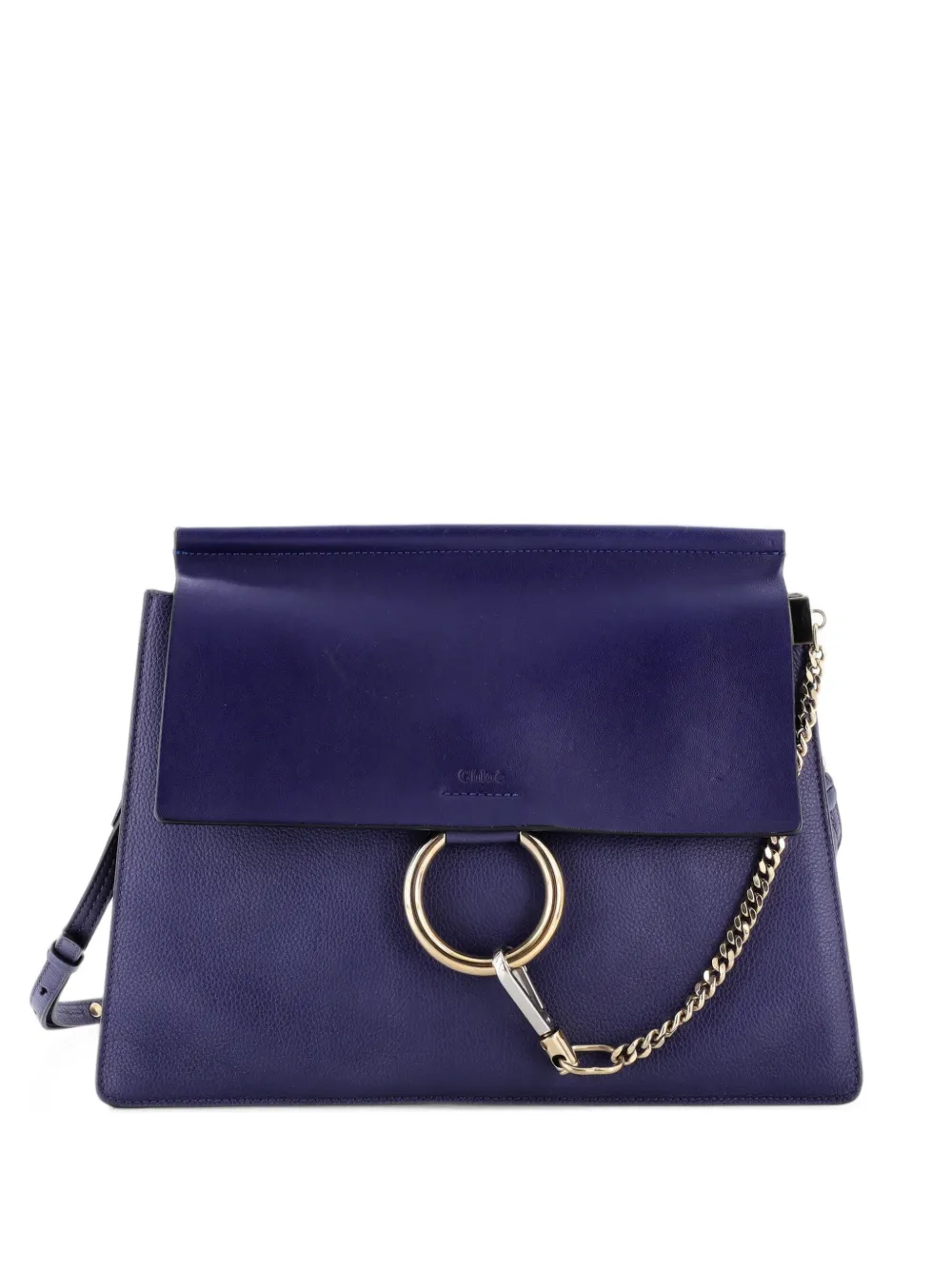 Chloé Pre-Owned Faye Leather Medium shoulder bag - Purple