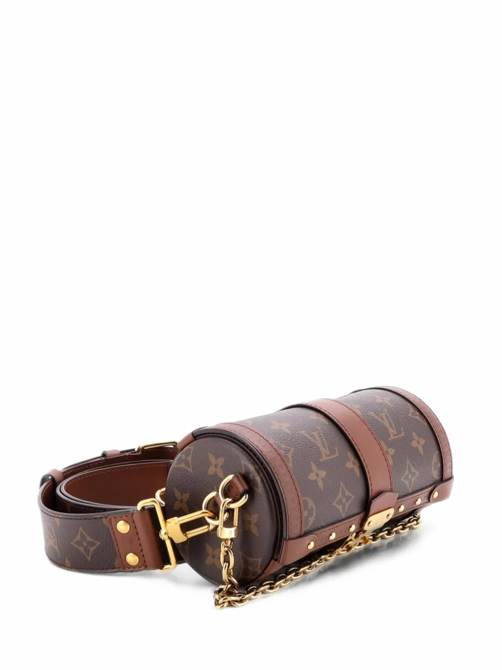 Louis Vuitton Pre-Owned Papillon Trunk Bag Monogram Canvas shoulder bag - Brown