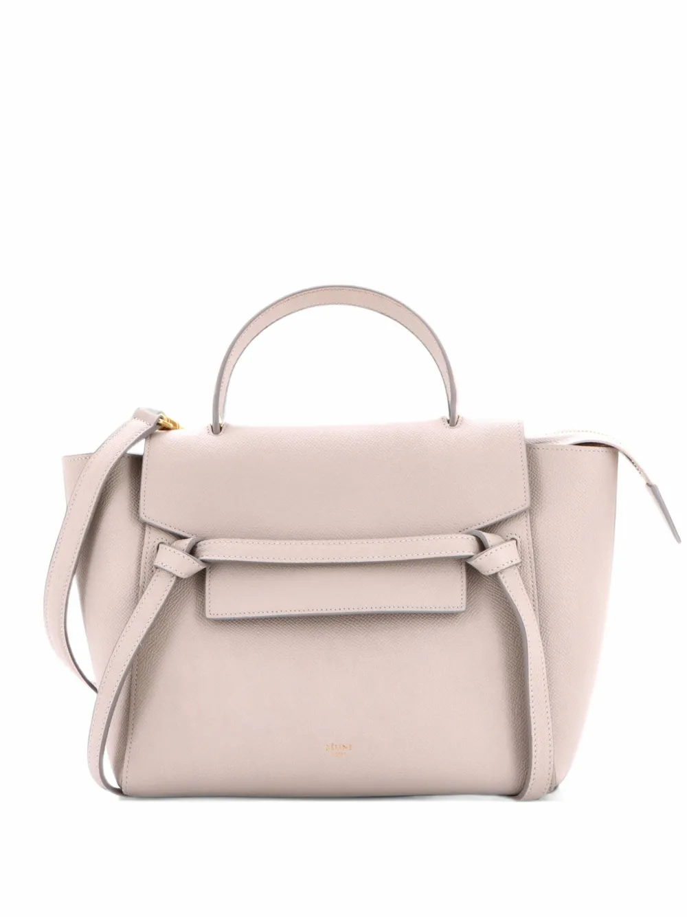 Celine Pre-Owned Belt Bag Textured Leather Micro satchel - Grey