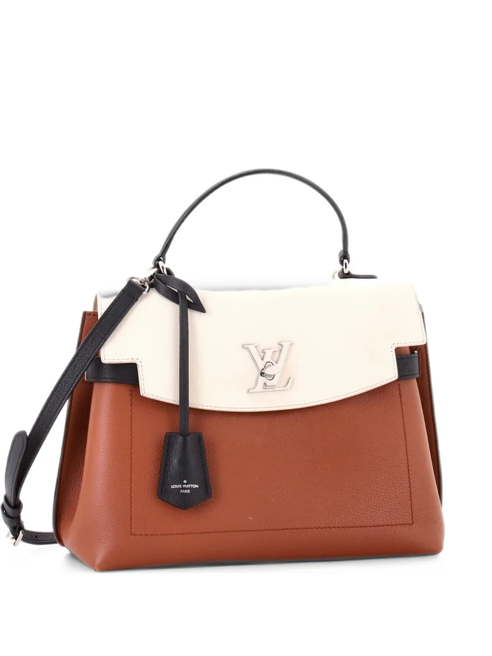 Louis Vuitton Pre-Owned Lockme Ever Handbag Leather MM satchel - Braun