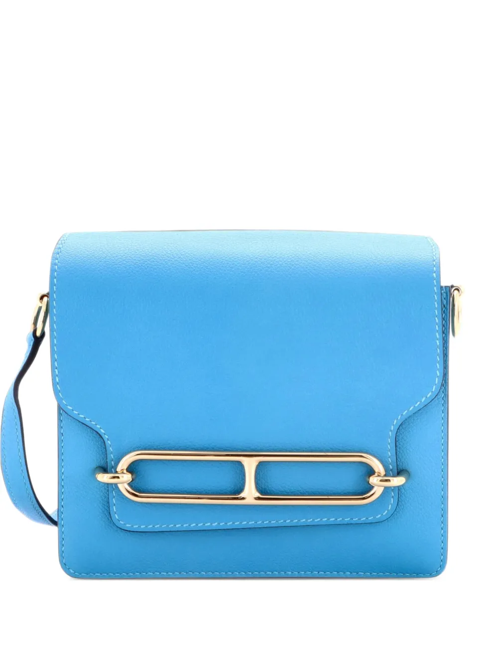 Hermès Pre-Owned Roulis Bag Evercolor 18 crossbody bag - Blau