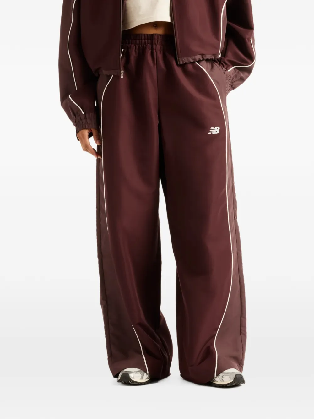 New Balance Trackside woven pants - Marrone