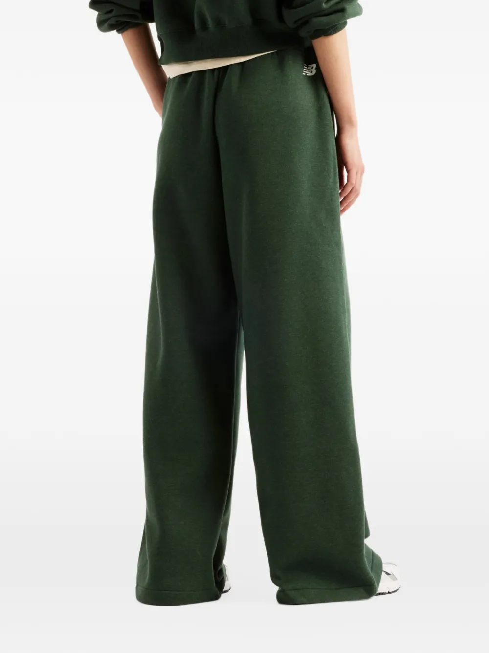 New Balance Trackside fleece pants Groen