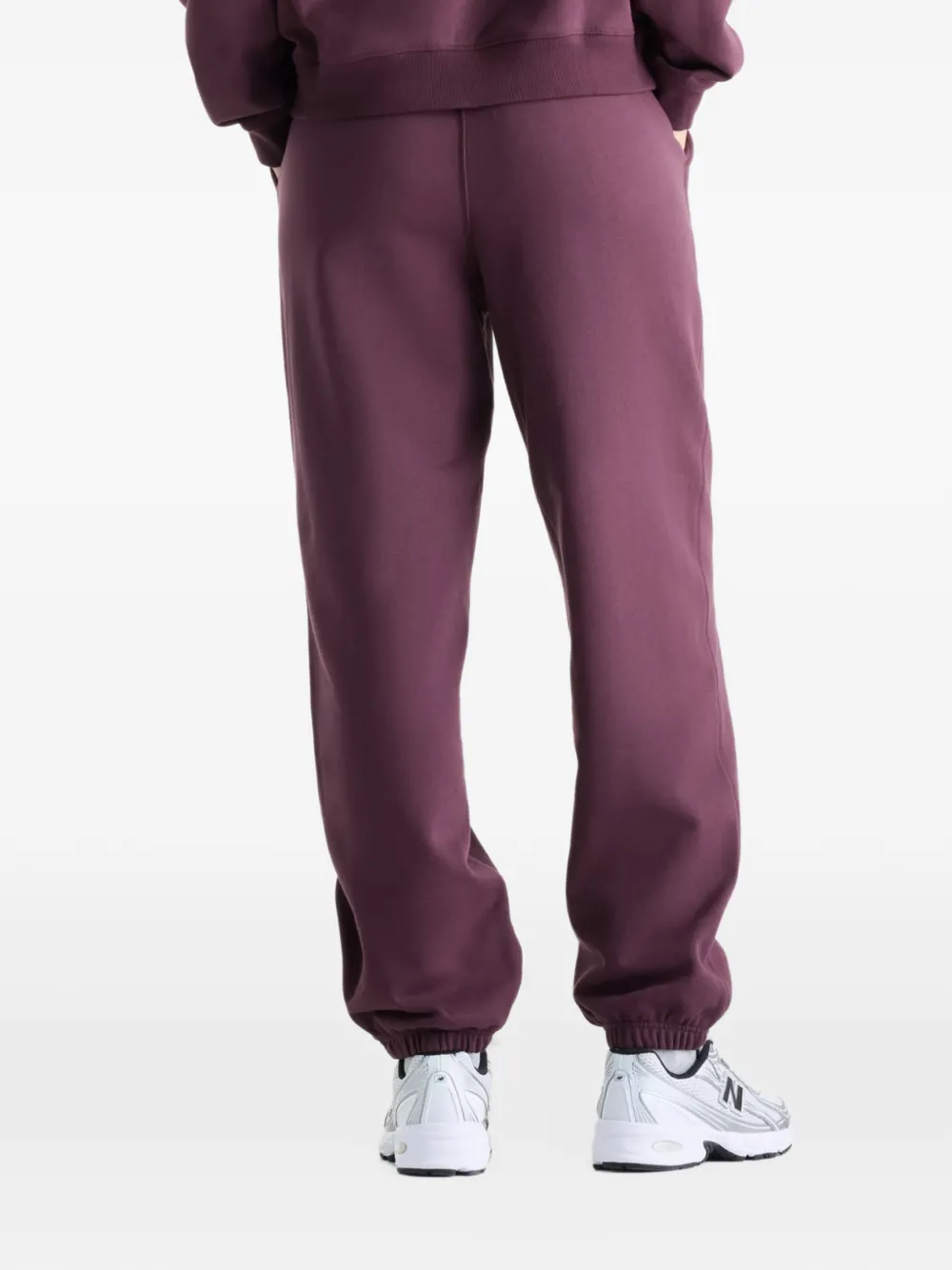New Balance Athletics french-terry jogger Paars