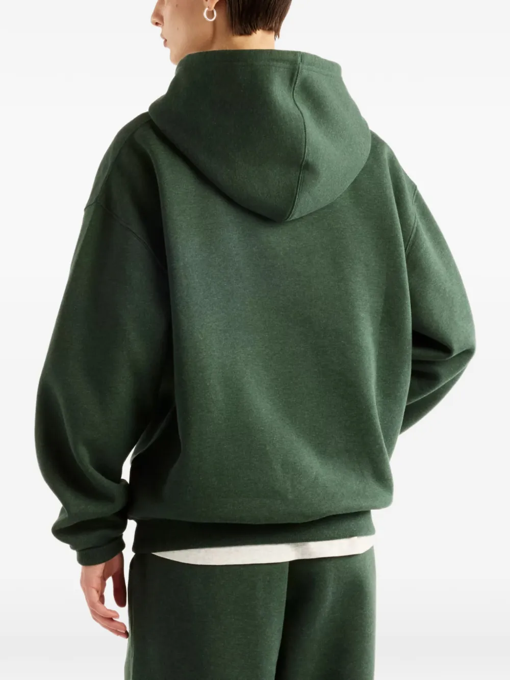 New Balance Trackside fleece hoodie Groen