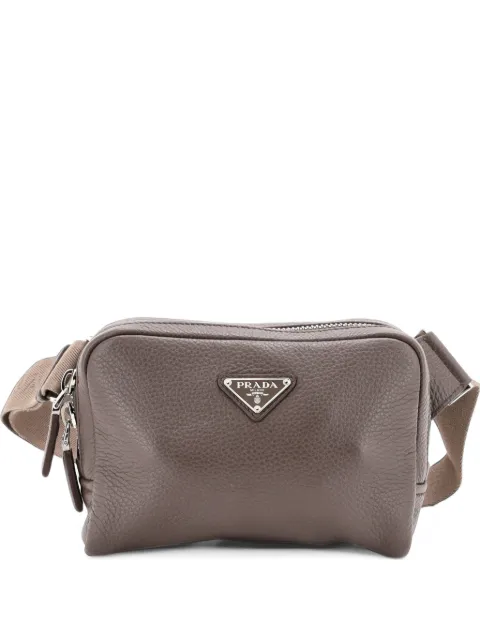 Prada Pre-Owned bolsa de hombro Zip Waist de piel de becerro texturizada