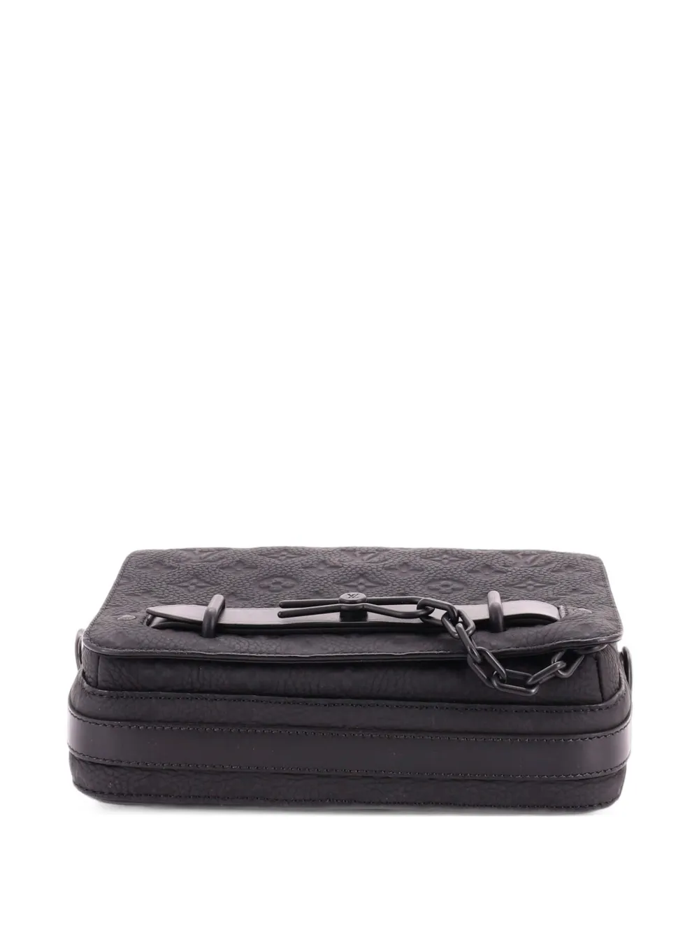Louis Vuitton Pre-Owned Steamer Messenger Bag Monogram Taurillon Leather crossbody bag - Nero