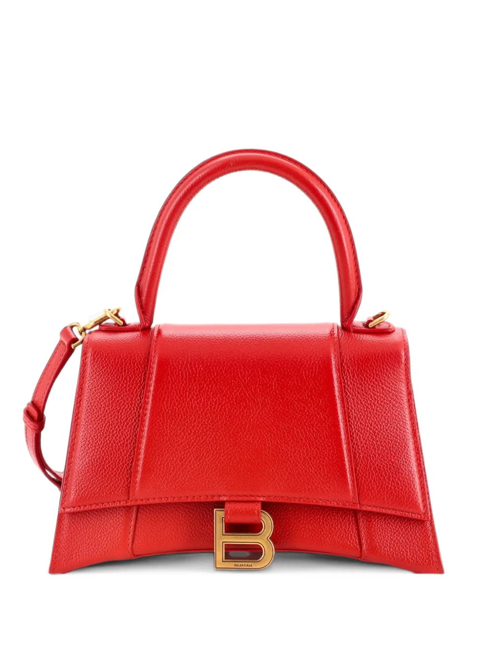 Balenciaga Pre-Owned Hourglass Top Handle Bag Leather Small satchel - Red