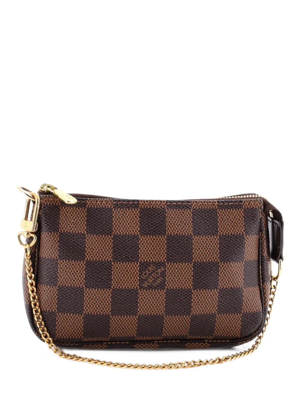 Louis Vuitton Pre-Owned Pochette Accessoires Damier Mini clutch bag - Marrone