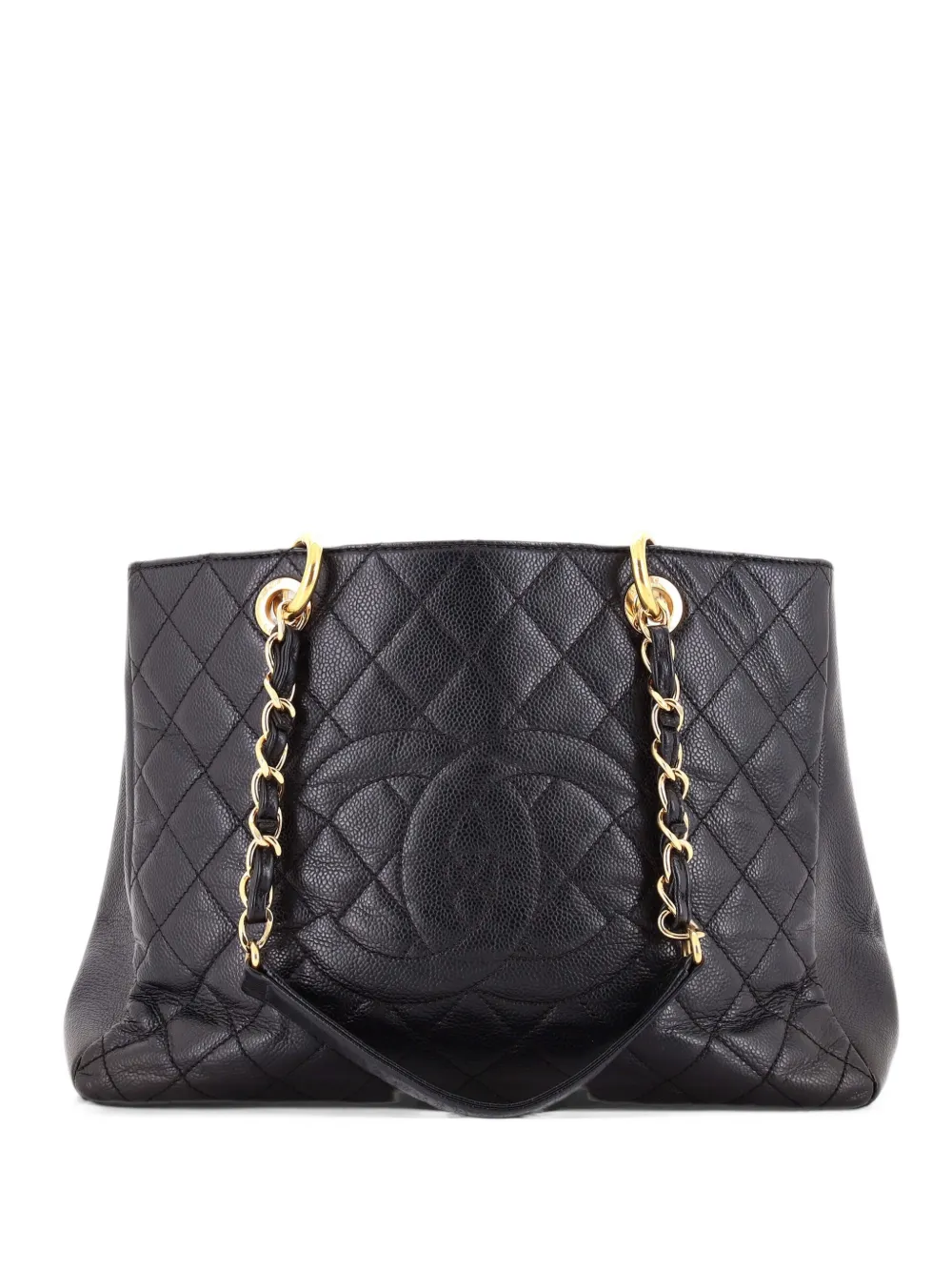 CHANEL Pre-Owned Grand Shopping Quilted Caviar tote bag - Black