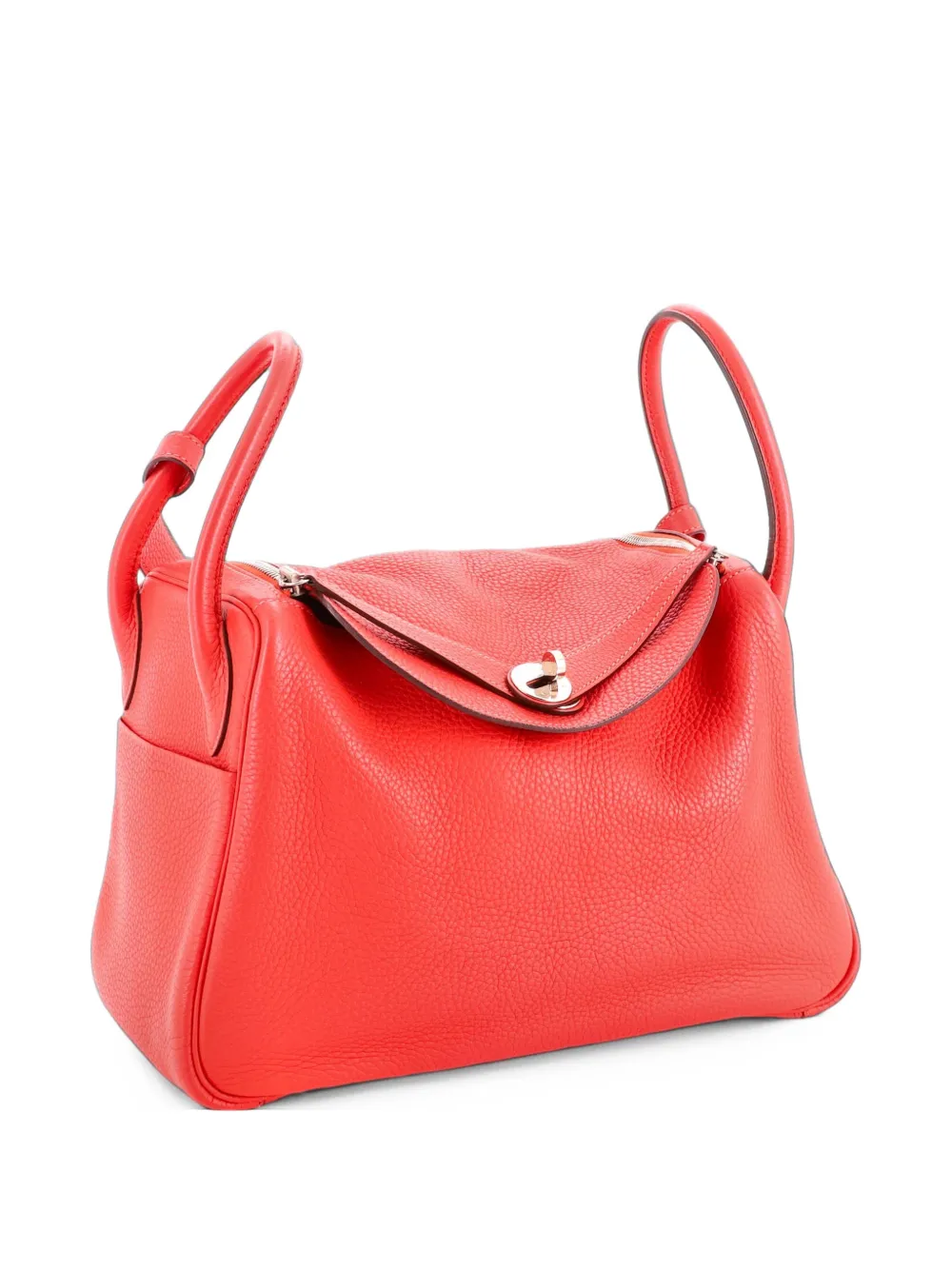 Hermès Pre-Owned Lindy Bag Clemence 30 shoulder bag - Rot