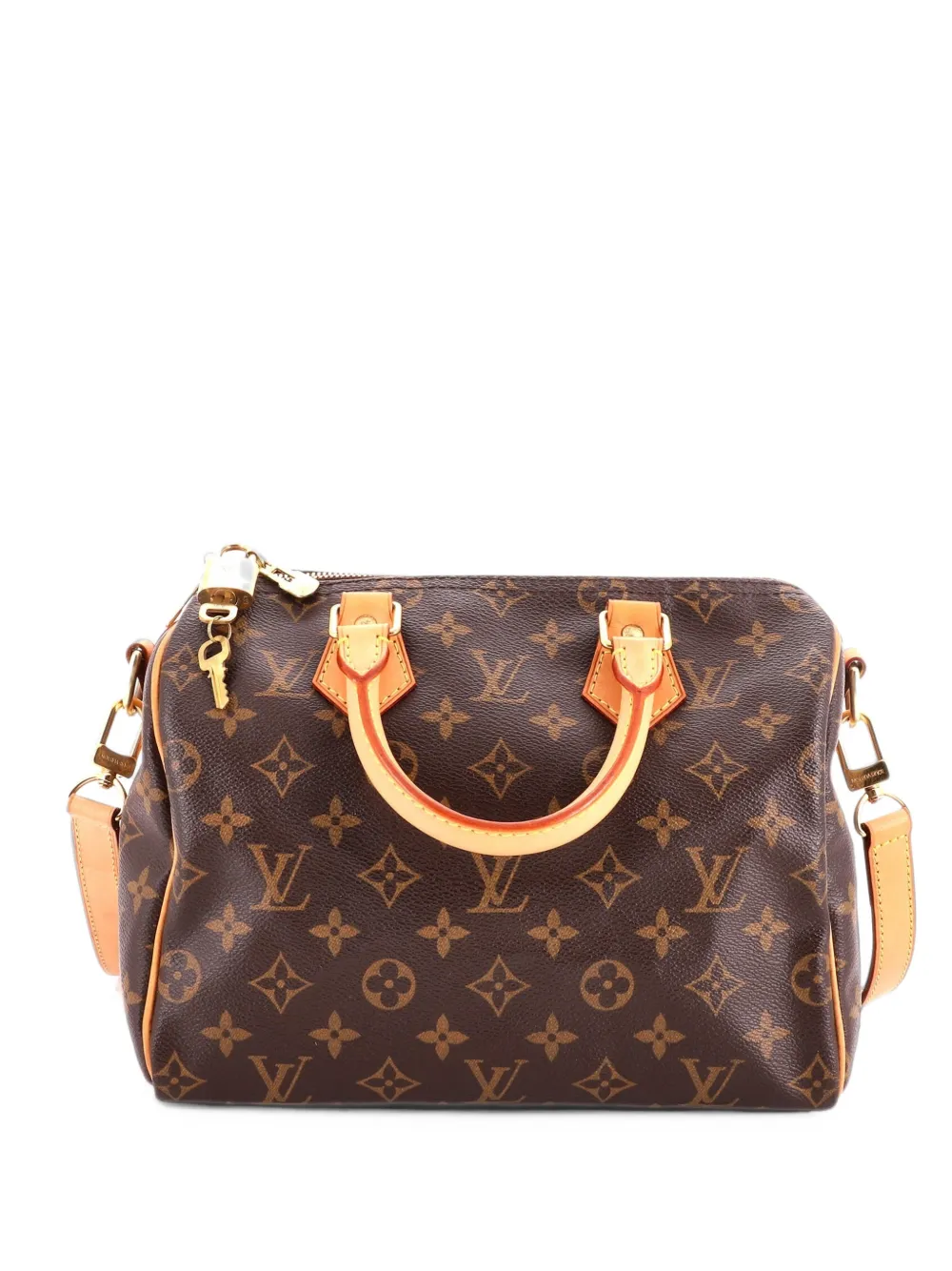 Louis Vuitton Pre-Owned Speedy Bandouliere Bag Monogram Canvas 25 satchel - Marrone