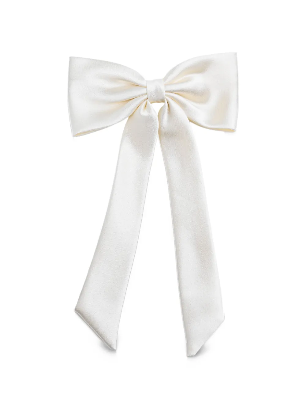 Tulleen long-tail bow hair clip - Neutrals