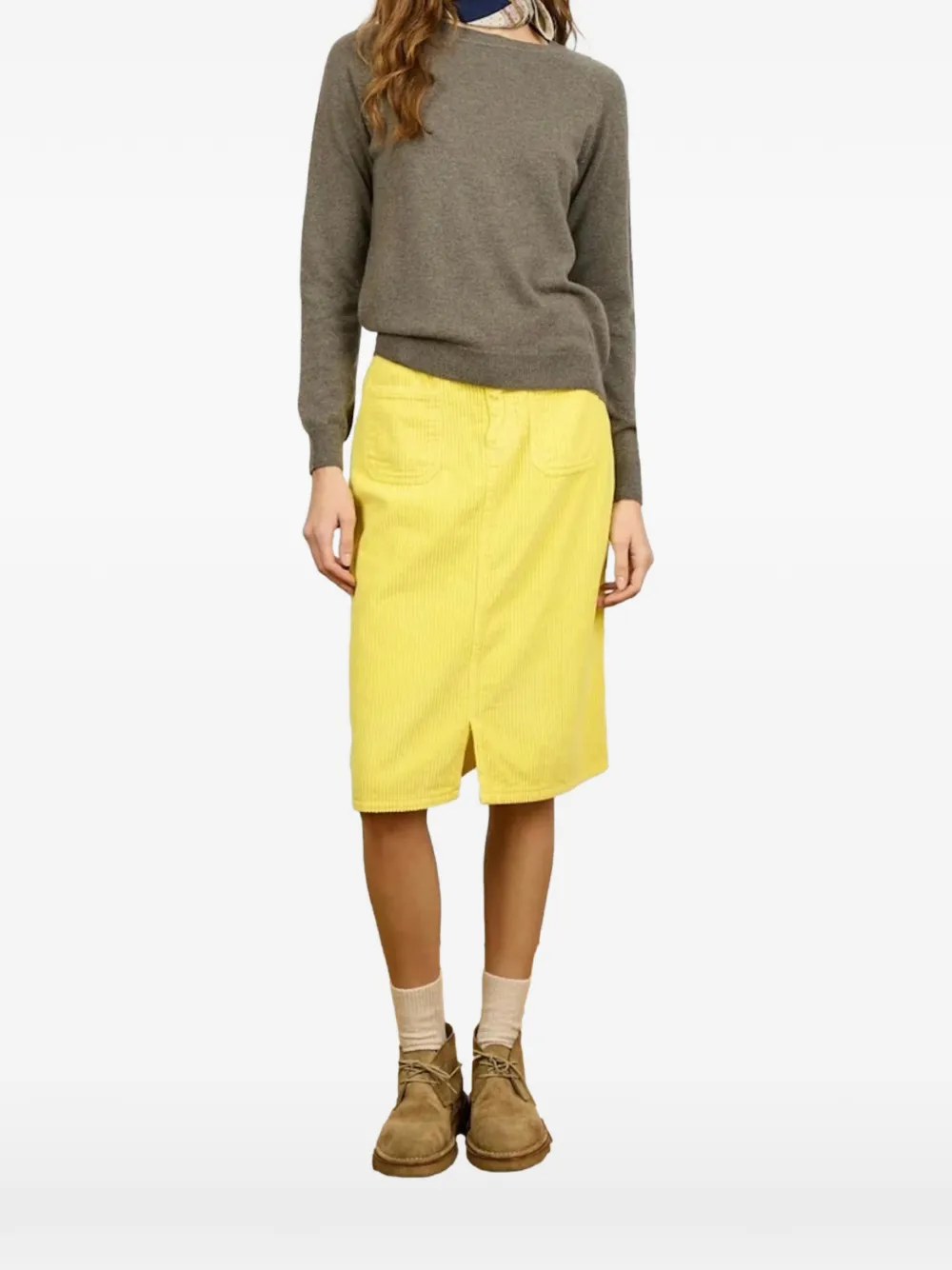 Alexandra Golovanoff Mila raglan-sleeve sweater - Gris Alexandra Golovanoff Mila raglan-sleeve sweater - Gris