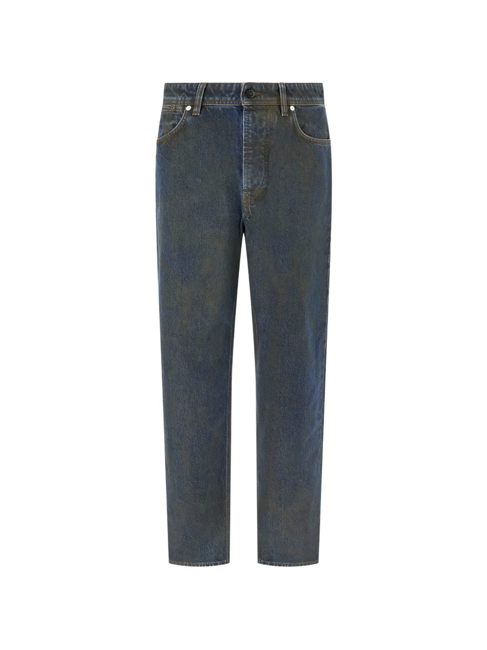 Stone Island J100006 laser pigment indigo denim jeans - Blu