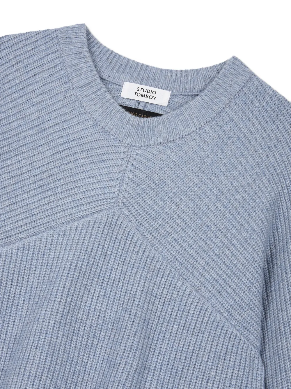 TOMBOY ribbed-knit sweater Blauw