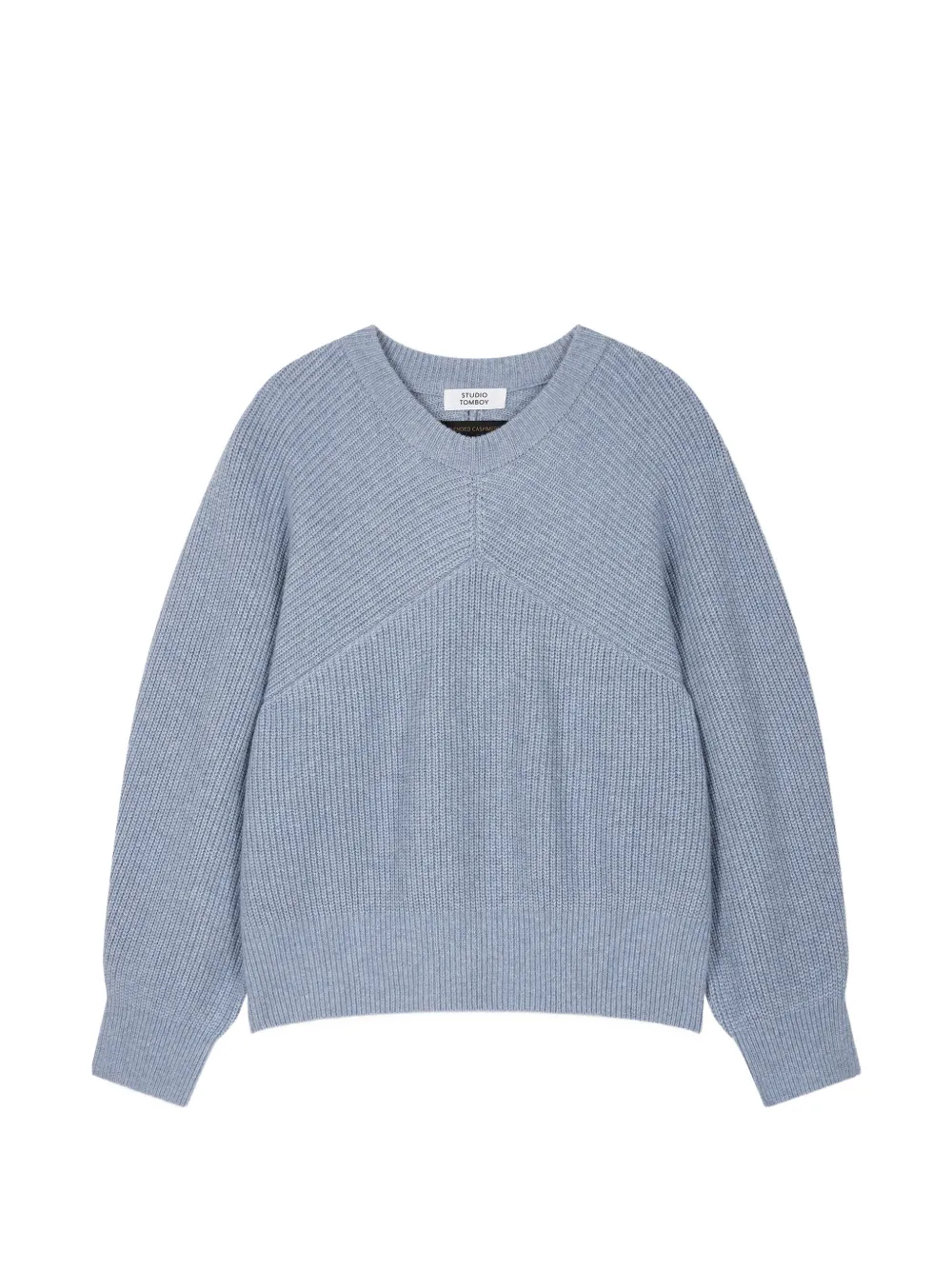 TOMBOY ribbed-knit sweater - Blu