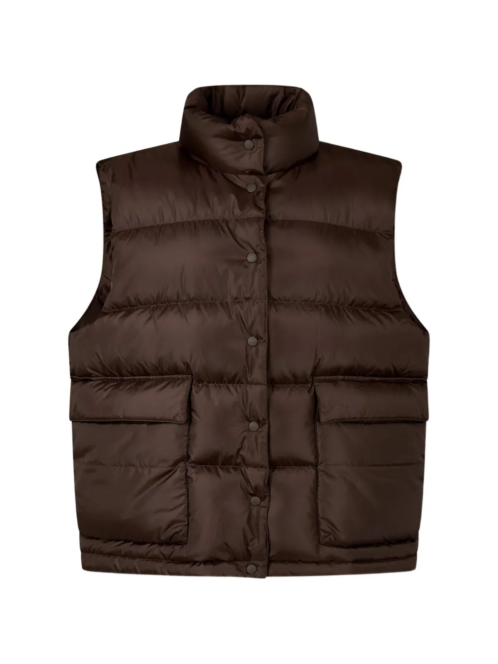 TOMBOY reversible padded gilet - Braun