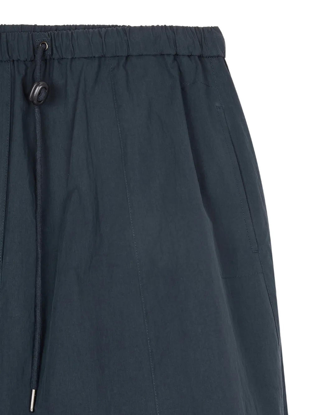 TOMBOY elasticated-waist drawstring-hem trousers Blauw