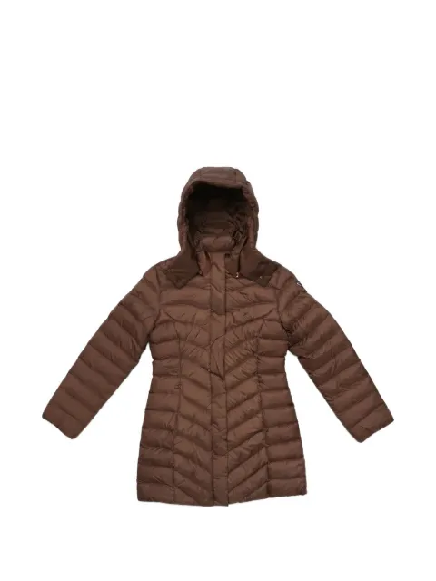 Ea7 Emporio Armani quilted hooded jacket