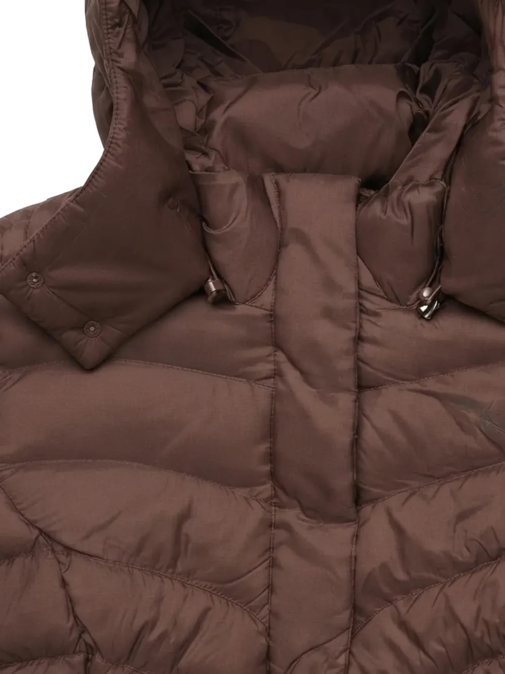 Ea7 Emporio Armani quilted hooded jacket Bruin