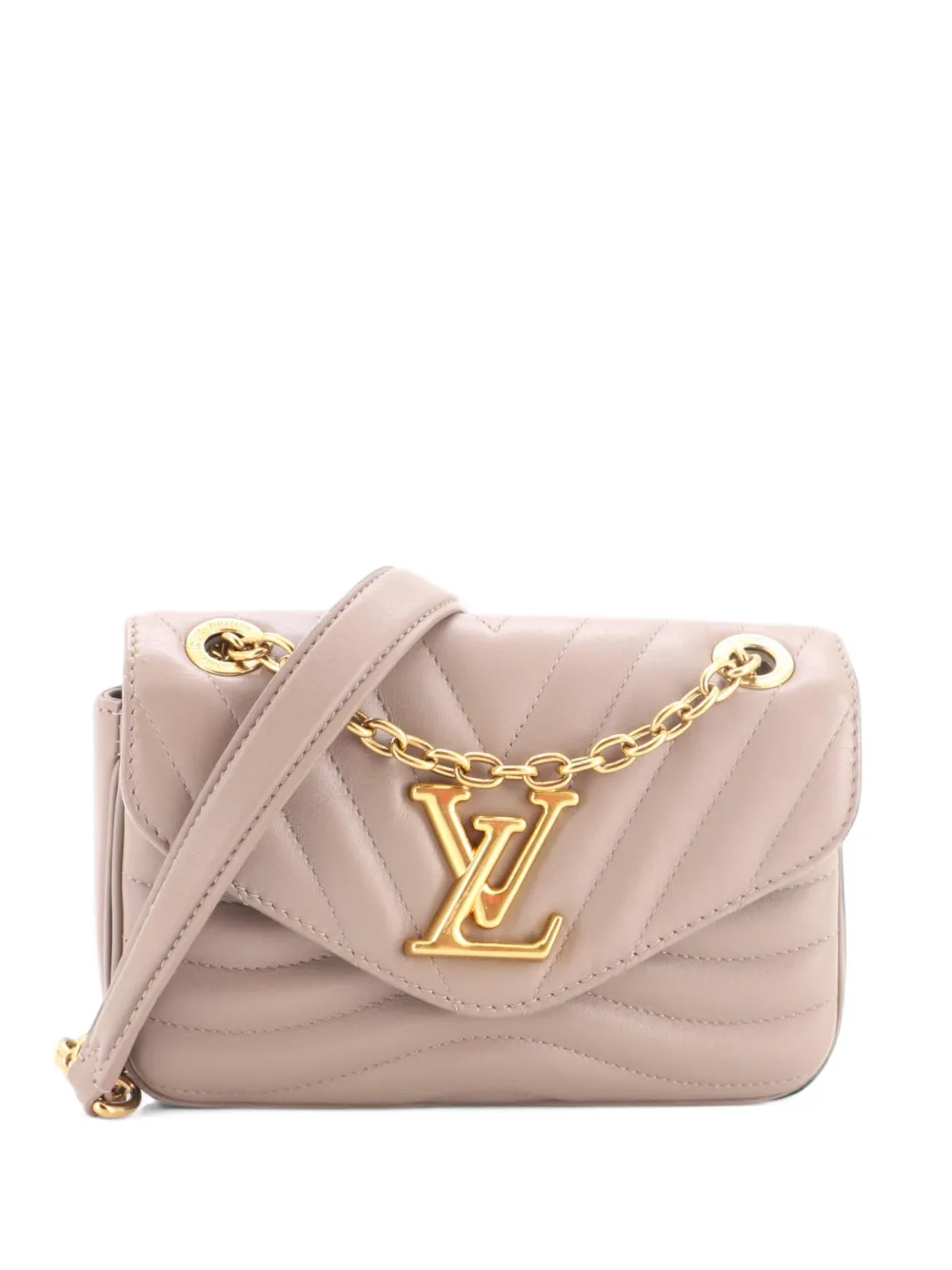 Louis Vuitton Pre-Owned New Wave Chain Bag NM Quilted Leather PM crossbody bag - Grau