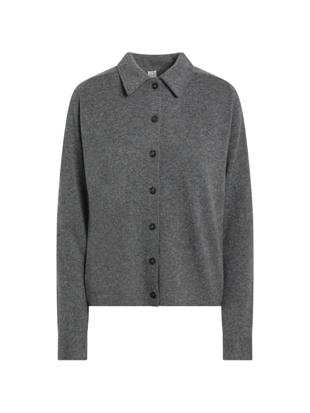 Totême Raglan-sleeve Cashmere Cardigan In Gray