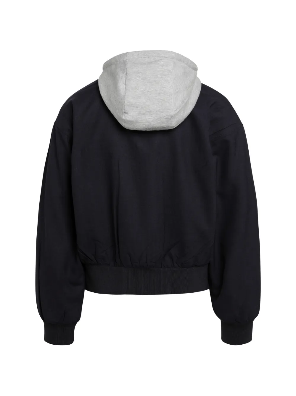 Prada zip-up hooded jacket Blauw