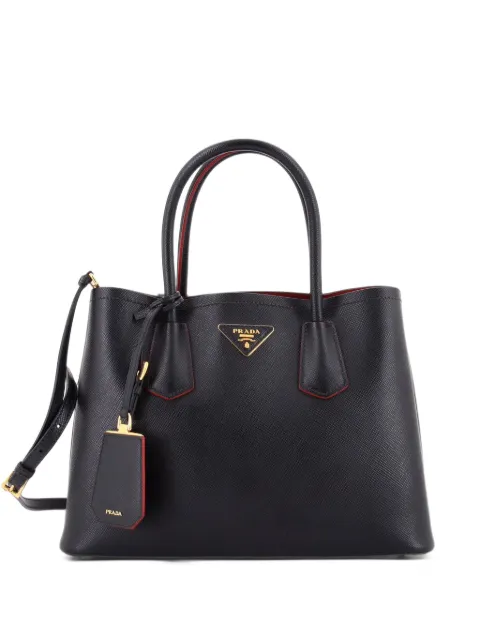 Prada Pre-Owned Cuir Double Saffiano Leather Small tote bag