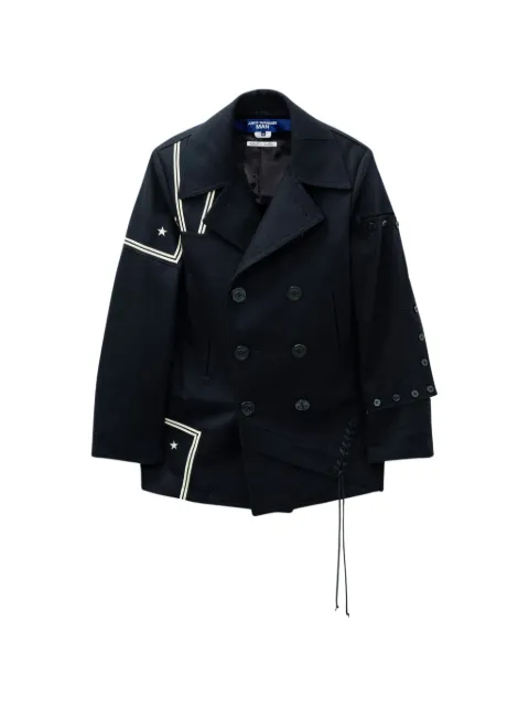 Junya Watanabe MAN x Rebuild by Needles manteau croisé à design patchwork