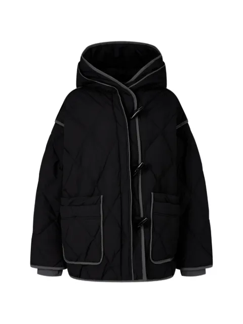 TOMBOY contrast-trim quilted puffer jacket