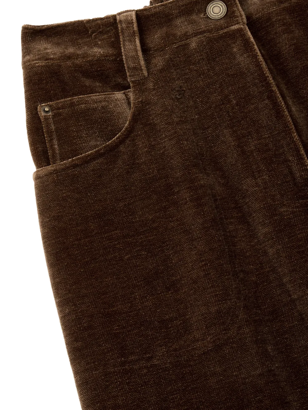 TOMBOY velvet trousers Bruin