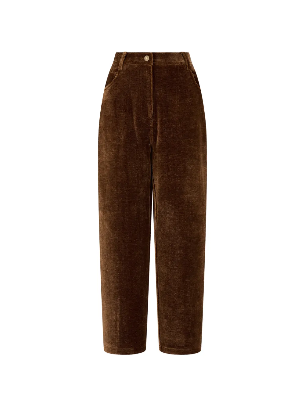 TOMBOY velvet trousers - Marrone