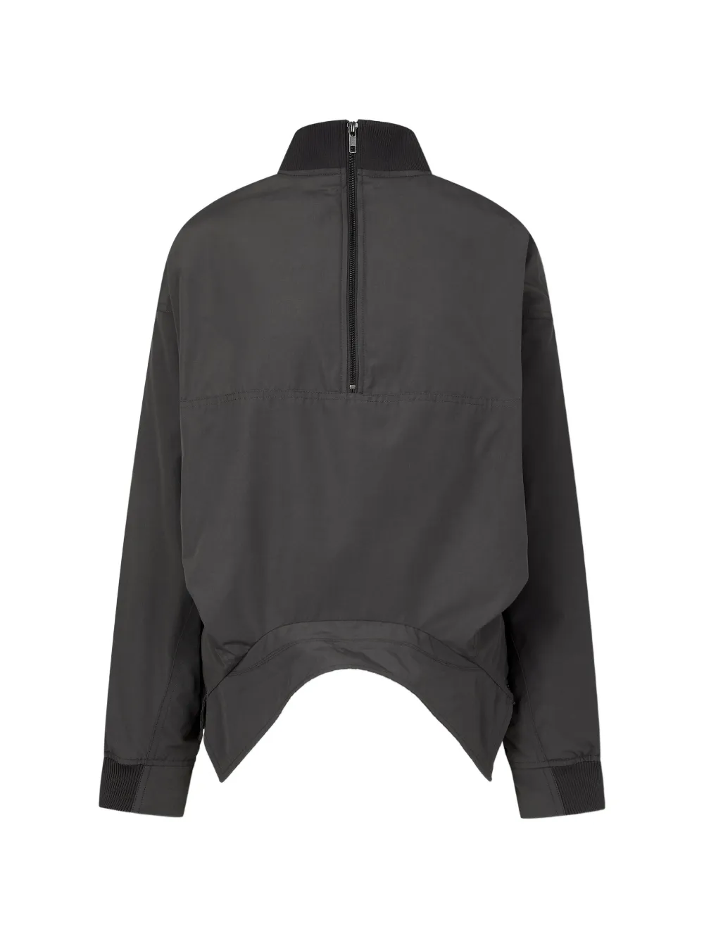TOMBOY zip-up bomber jacket Grijs