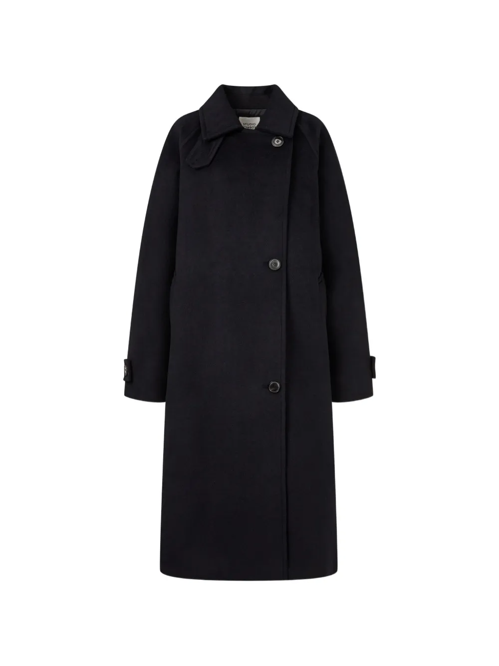 TOMBOY single-breasted wool-blend coat - Blu
