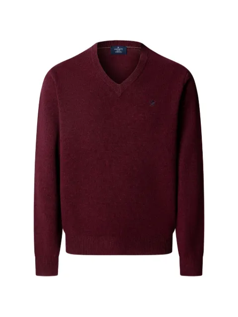 Hackett London V-neck lambswool sweater