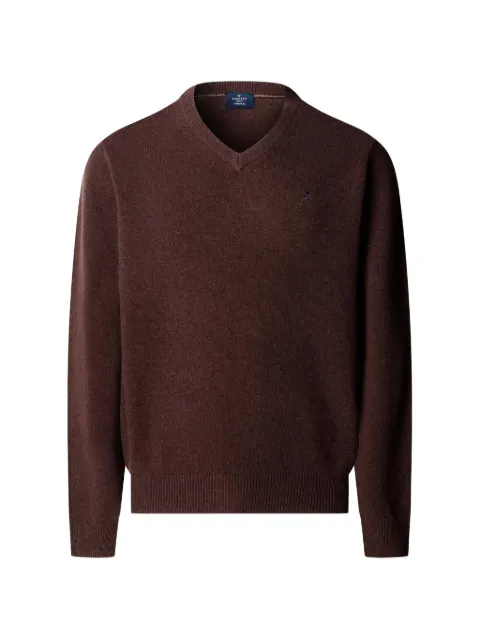 Hackett London V-neck lambswool sweater
