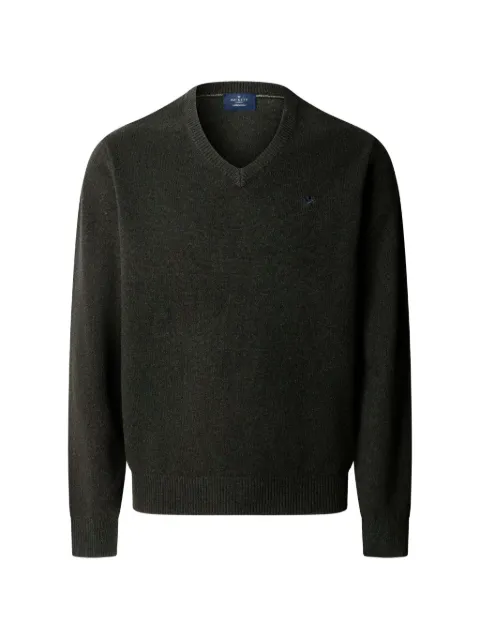 Hackett London V-neck lambswool sweater