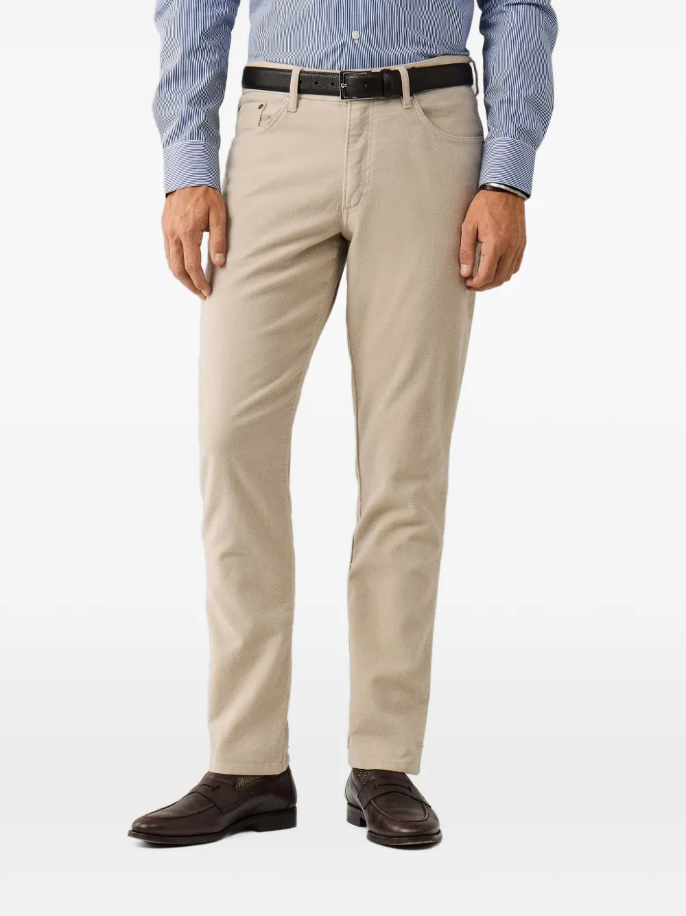 Hackett London Trinity moleskin trousers Beige