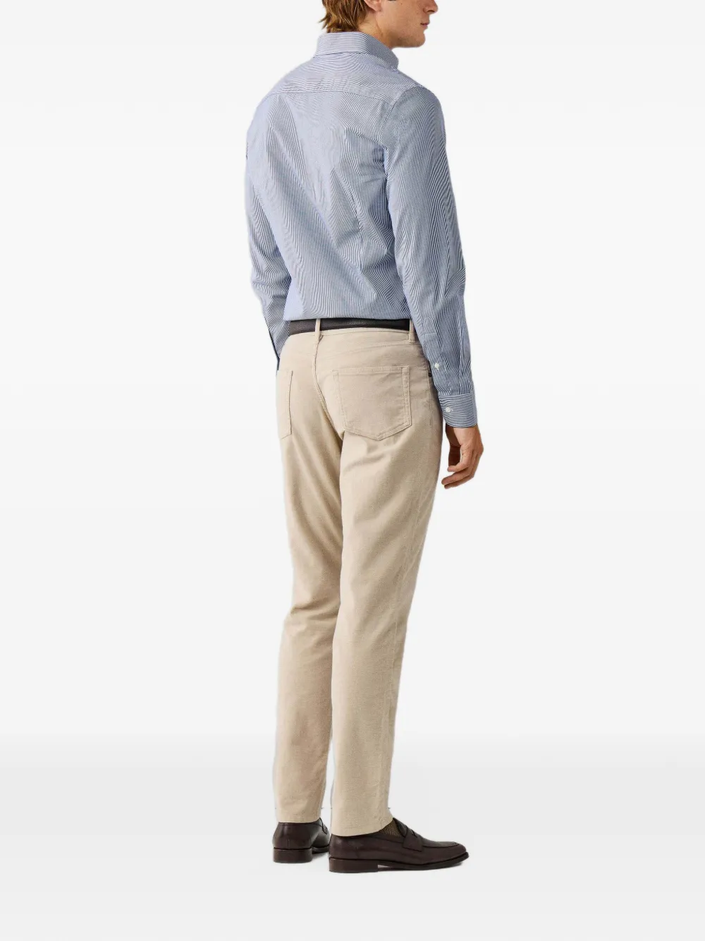 Hackett London Trinity moleskin trousers Beige