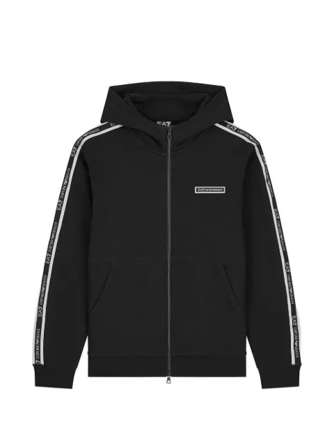 Ea7 Emporio Armani hoodie zippé à bande logo
