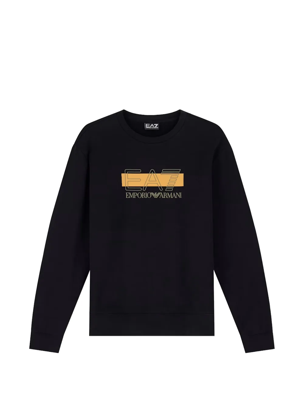 Ea7 Emporio Armani logo-print sweatshirt Zwart