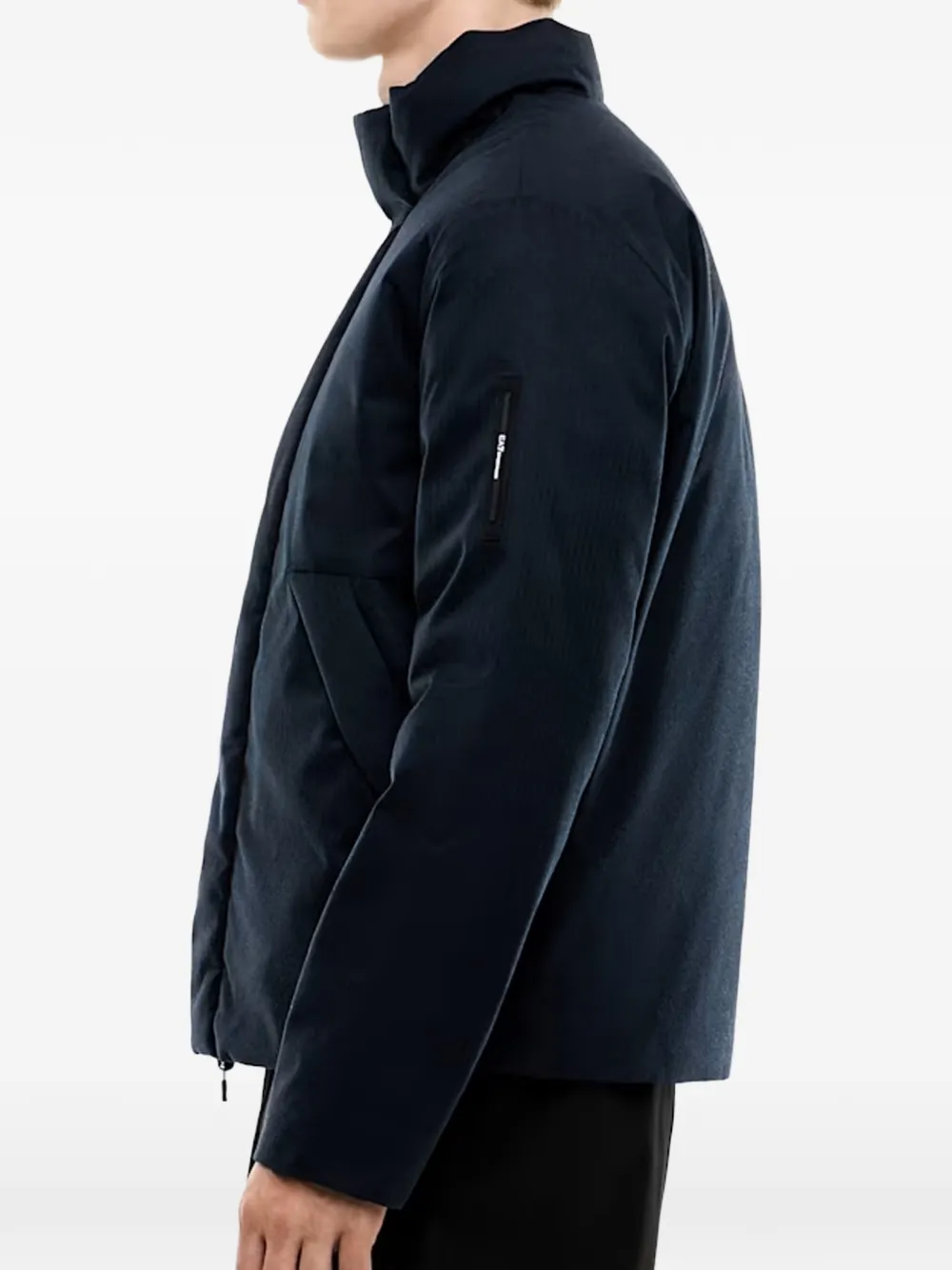 Ea7 Emporio Armani reversible padded jacket Blauw