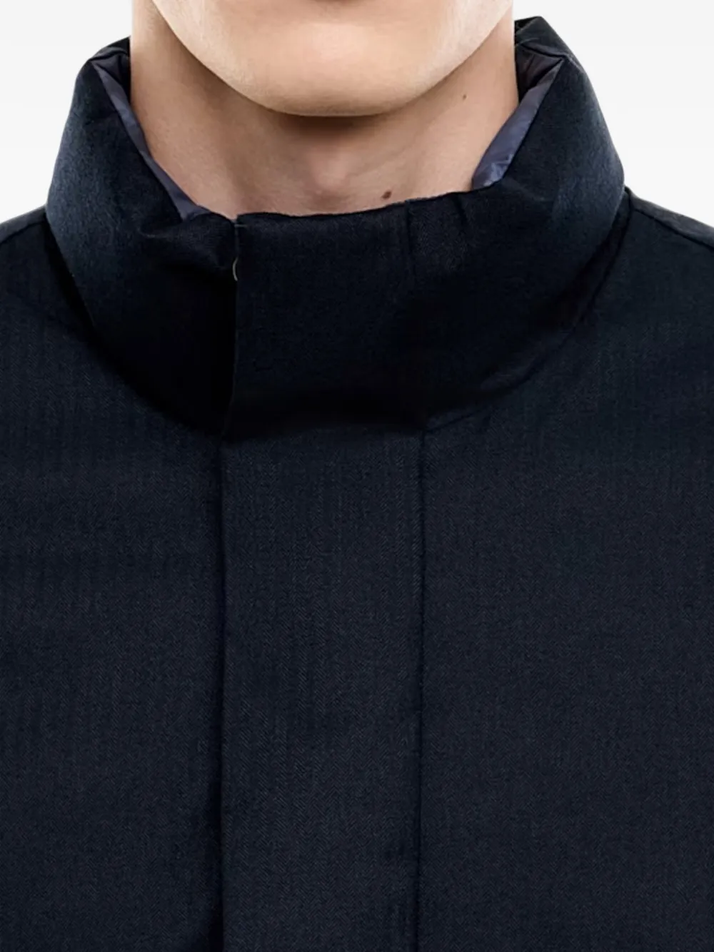 Ea7 Emporio Armani reversible padded jacket Blauw