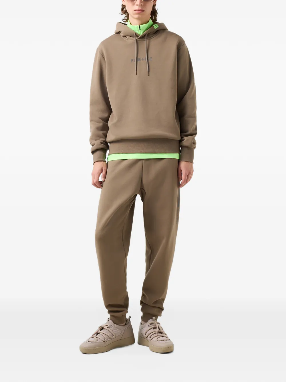 BOGNER FIRE+ICE Covell logo-print hoodie Bruin